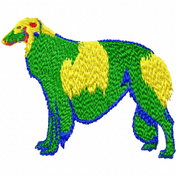 Dogs Embroidery Design 9